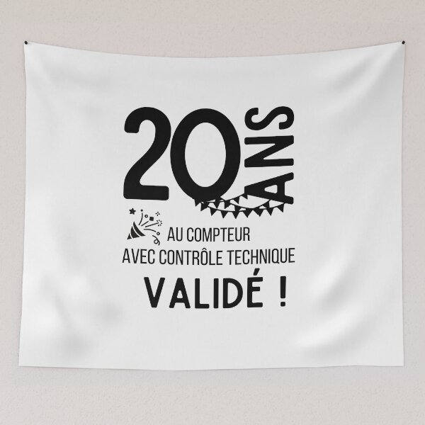 Item preview, 20 years on the clock with validated technical control humor gift for birthday designed and sold by TeeJfm.