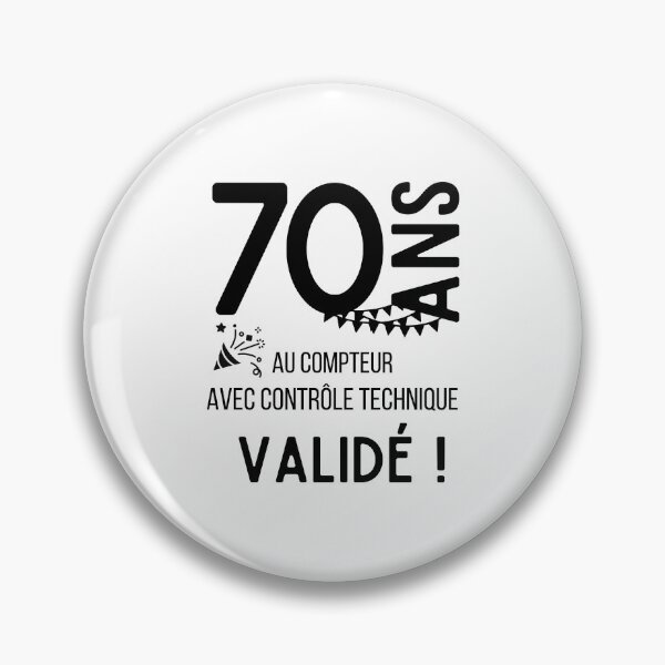 Item preview, 70 years on the clock with validated technical control humor gift for birthday designed and sold by TeeJfm.