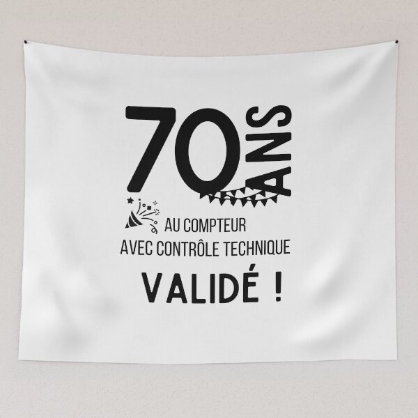 Item preview, 70 years on the clock with validated technical control humor gift for birthday designed and sold by TeeJfm.