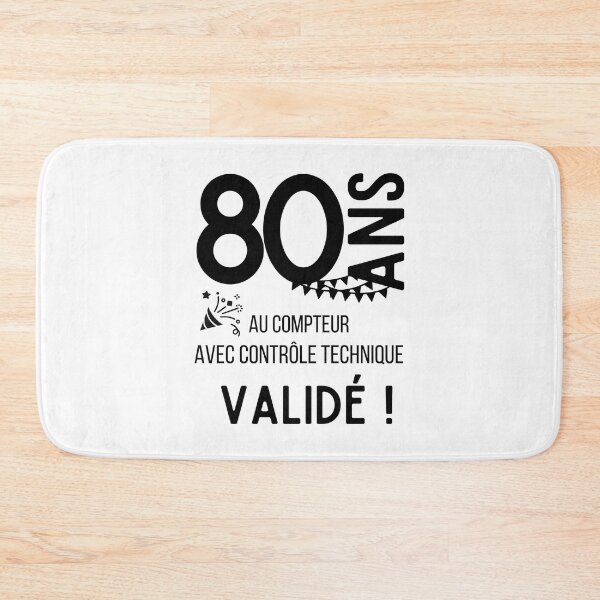 Item preview, 80 years on the clock with validated technical control humor gift for birthday designed and sold by TeeJfm.