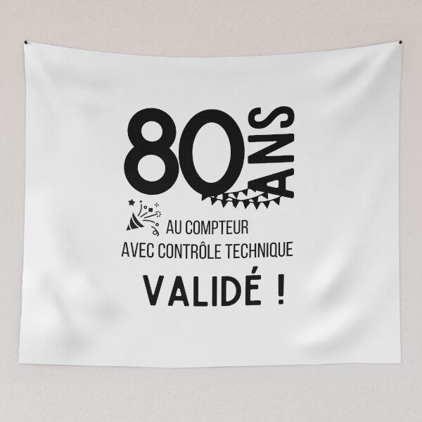 Item preview, 80 years on the clock with validated technical control humor gift for birthday designed and sold by TeeJfm.