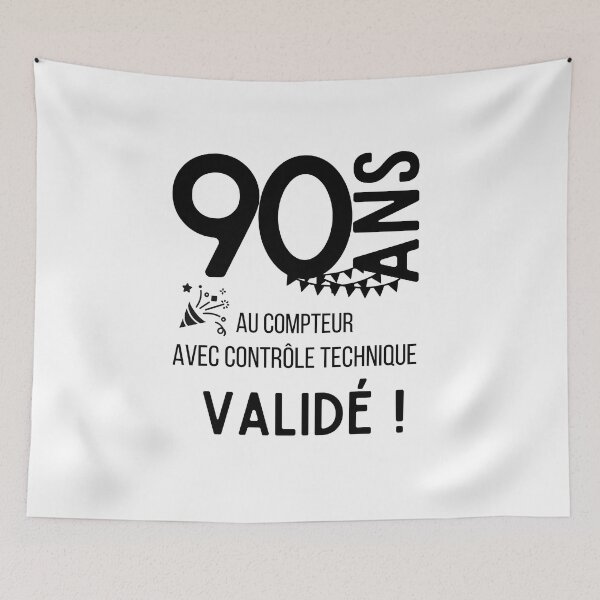 Item preview, 90 years on the clock with validated technical control humor gift for birthday designed and sold by TeeJfm.