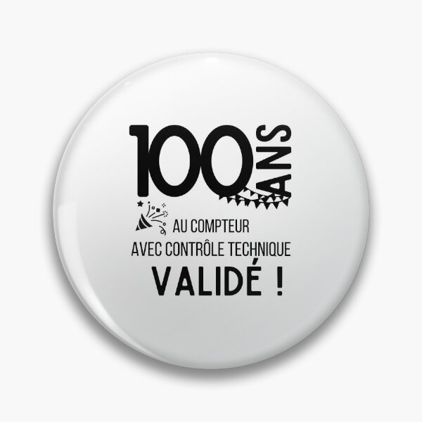 Item preview, 100 years on the clock with validated technical control humor gift for anniversary designed and sold by TeeJfm.