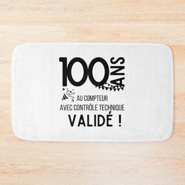 Item preview, 100 years on the clock with validated technical control humor gift for anniversary designed and sold by TeeJfm.