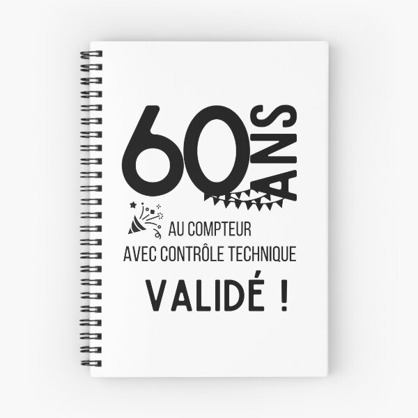 Item preview, 60 years on the clock with validated technical control humor gift for birthday designed and sold by TeeJfm.