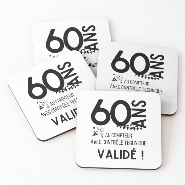 Item preview, 60 years on the clock with validated technical control humor gift for birthday designed and sold by TeeJfm.