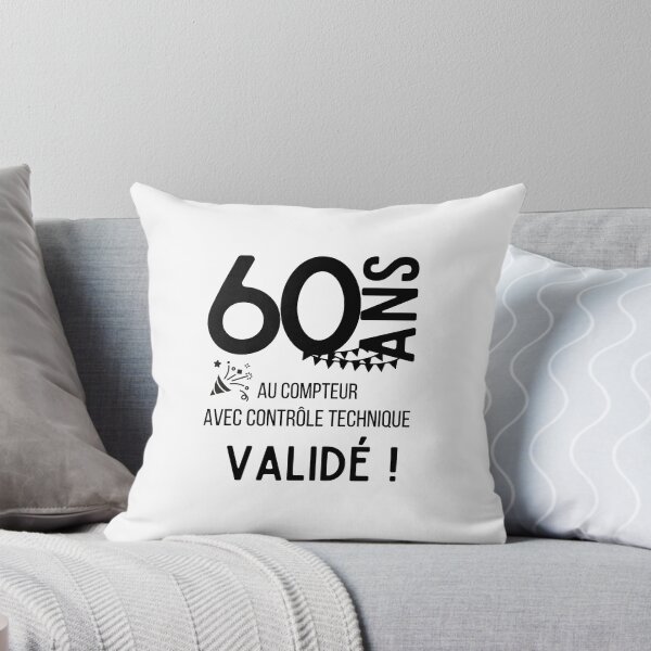 Item preview, 60 years on the clock with validated technical control humor gift for birthday designed and sold by TeeJfm.