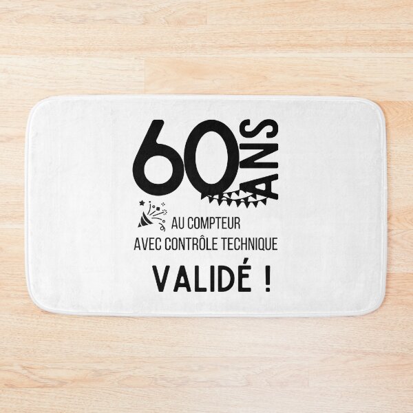 Item preview, 60 years on the clock with validated technical control humor gift for birthday designed and sold by TeeJfm.