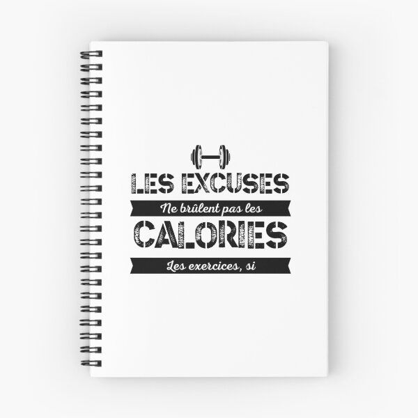 Item preview, Excuses don't burn calories - Fitness Motivation designed and sold by Massaie55.