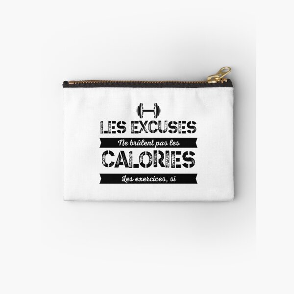 Item preview, Excuses don't burn calories - Fitness Motivation designed and sold by Massaie55.