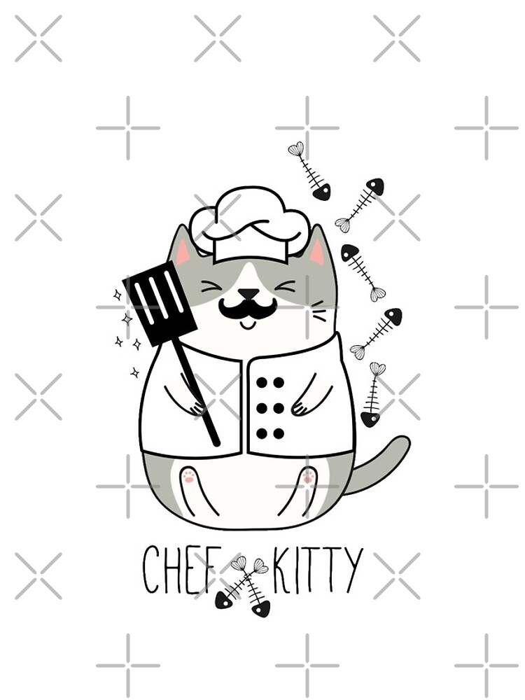 Thumbnail 4 of 4, iPhone Case, Chef Kitty designed and sold by DesignLabMedia.