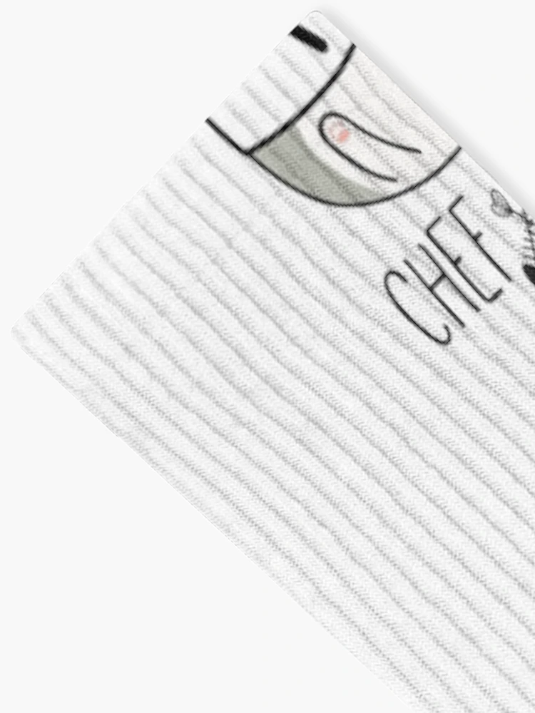 Thumbnail 2 of 5, Socks, Chef Kitty designed and sold by DesignLabMedia.