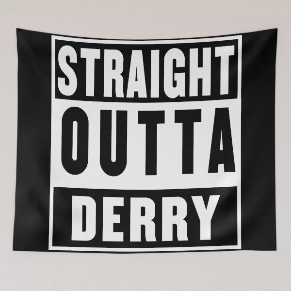 Item preview, straight outta derry- black designed and sold by fooleproof.