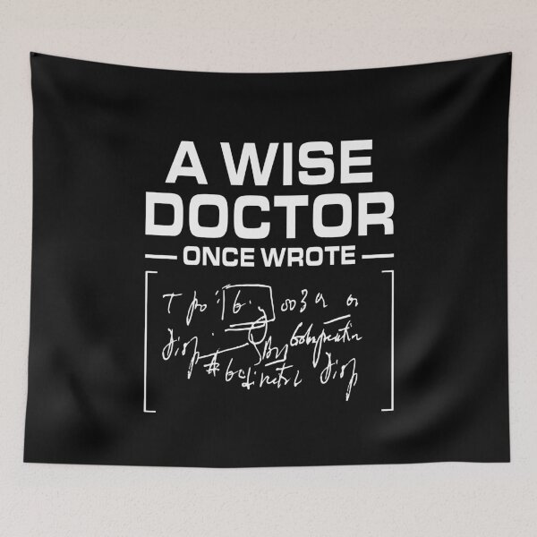 Item preview, A Wise Doctor Once Wrote Doctor Funny designed and sold by MooonTees.