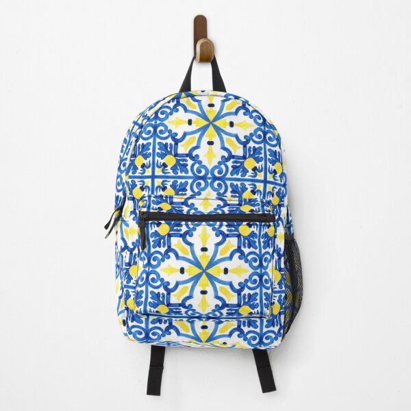 Item preview, YELLOW AND BLUE TILE  designed and sold by Jonsa.