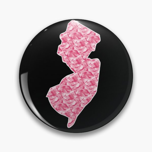 Item preview, New Jerz New Jersey NJ State | NJ State Pink Camo designed and sold by Rabbitti.