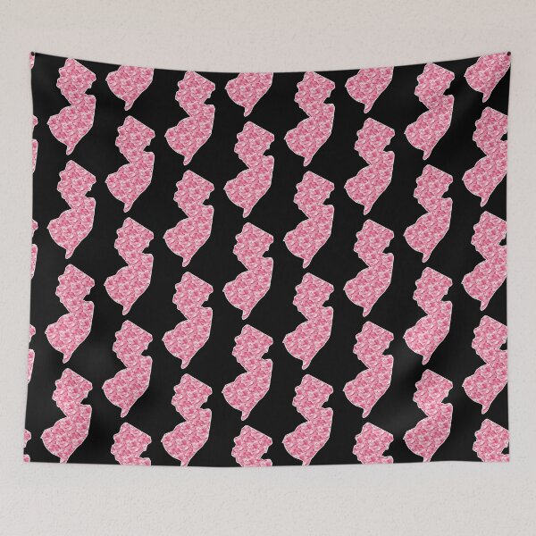 Item preview, New Jerz New Jersey NJ State | NJ State Pink Camo designed and sold by Rabbitti.