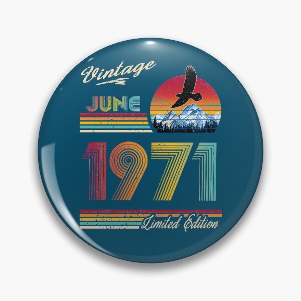 Item preview, Vintage June 1971 Birthday designed and sold by GreenSplash.