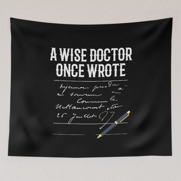 Item preview, A Wise Doctor Once Wrote Doctor Funny designed and sold by MooonTees.
