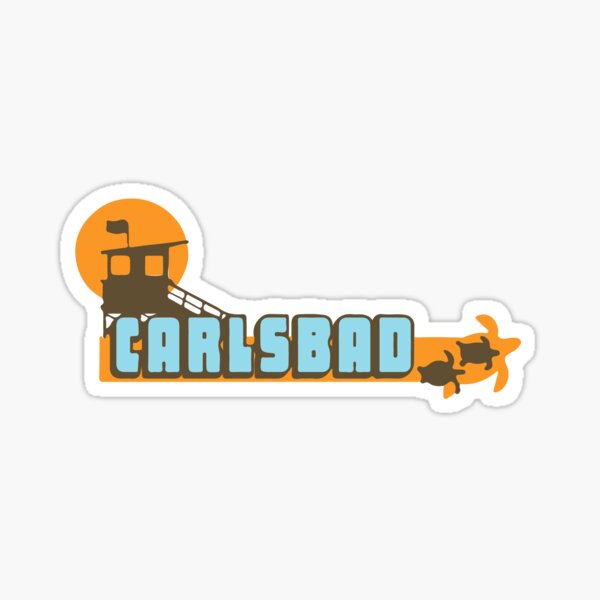 Carlsbad California. Sticker