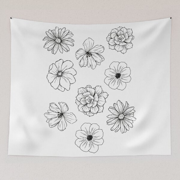 Item preview, Flower pattern designed and sold by creativehipp0.