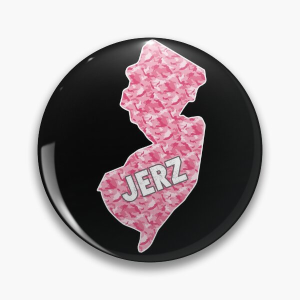 Item preview, New Jerz New Jersey NJ State | NJ State JERZ Pink Camo designed and sold by Rabbitti.