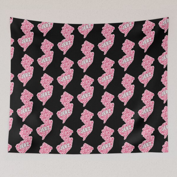 Item preview, New Jerz New Jersey NJ State | NJ State JERZ Pink Camo designed and sold by Rabbitti.