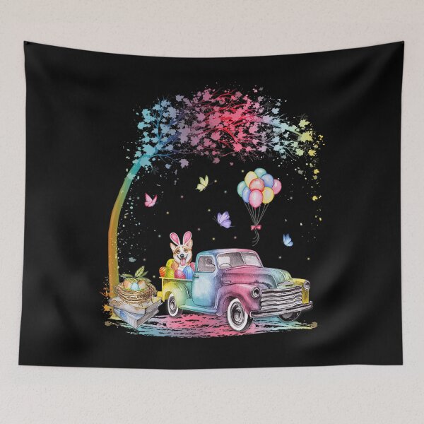 Item preview, Cute Easter Truck Corgi Dog Lover Easter Day Tee designed and sold by toniobnd51.