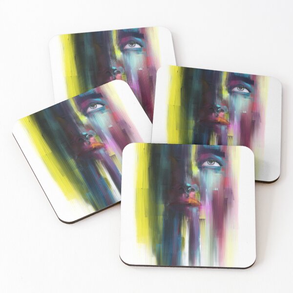 Item preview, abstract colorful portrait. designed and sold by JoshKully.
