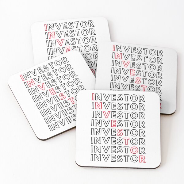 Item preview, INVESTOR in crossword (Light) designed and sold by TraderShirts.