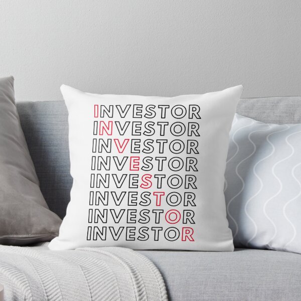 Item preview, INVESTOR in crossword (Light) designed and sold by TraderShirts.