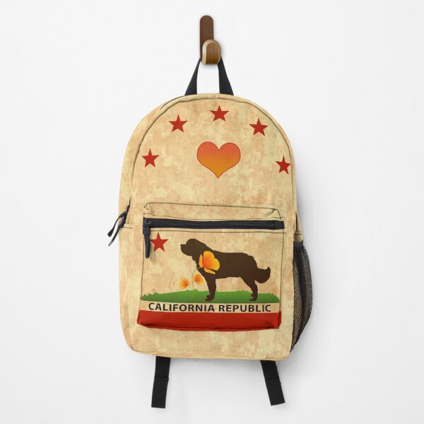 California Flag Face Mask Backpack