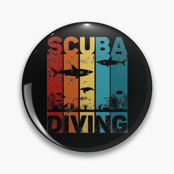 Item preview, Scuba Diving (Retro Underwater) designed and sold by StudioAquaLumos.