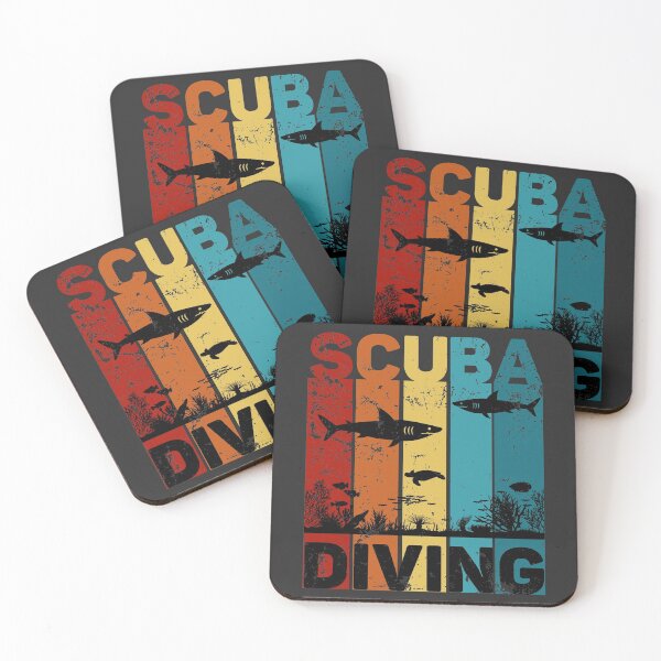 Item preview, Scuba Diving (Retro Underwater) designed and sold by StudioAquaLumos.