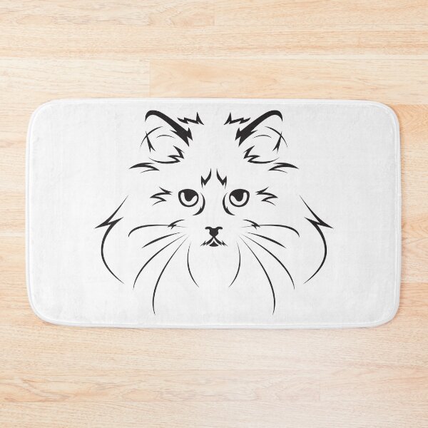 Item preview, beautiful cat illustration designed and sold by kikinafashion.