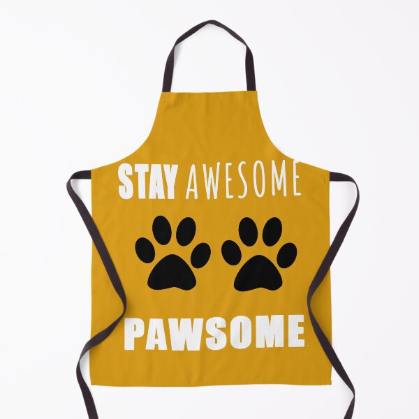 Item preview, Stay awesome Pawsome - Be Pawsome sticker prints designed and sold by Long Exposure.