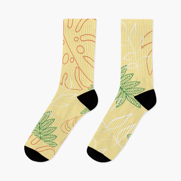 Item preview, Leaves with Yellow Background designed and sold by B-Beauty-Design.