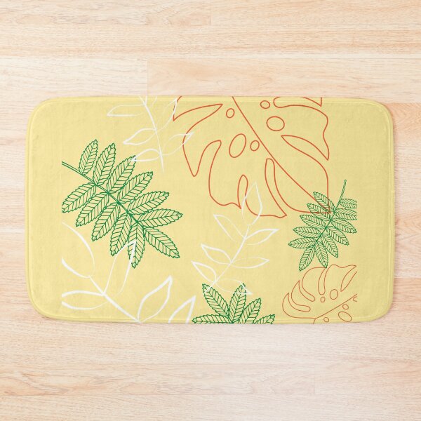 Item preview, Leaves with Yellow Background designed and sold by B-Beauty-Design.