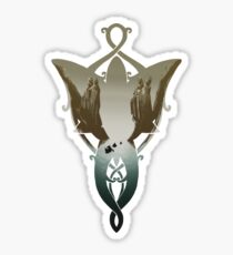 Evenstar im Argonath 2.0 Sticker