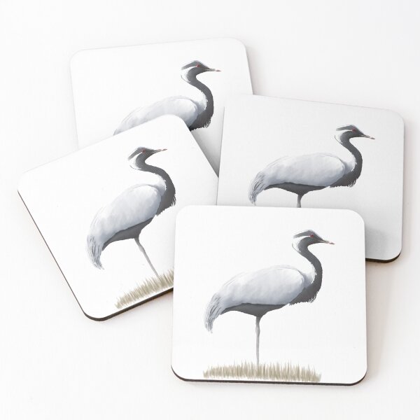 Item preview, Adult Demoiselle Crane with watercolour designed and sold by AndrasVasasArt.