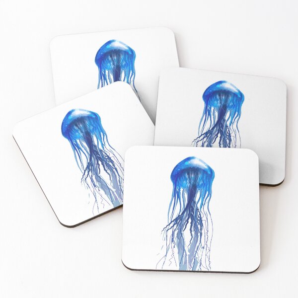 Item preview, Blue Jellyfish designed and sold by DoodleDashCollective.