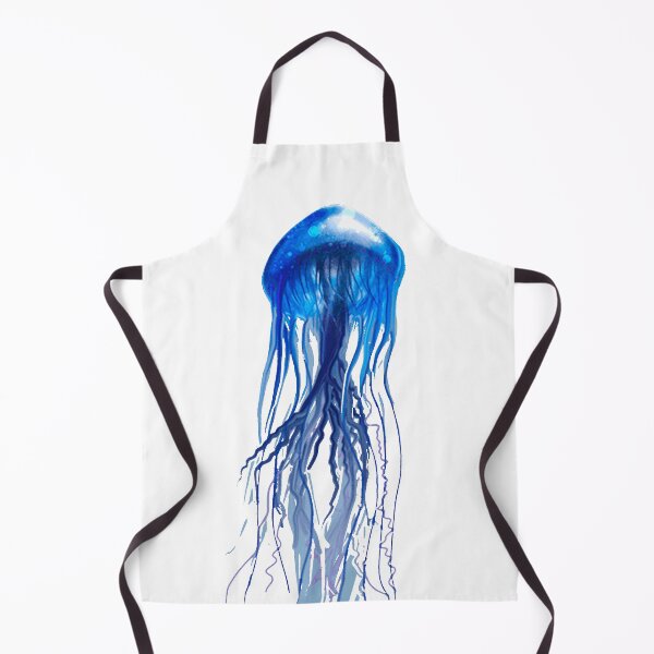 Artikelvorschau, Blaue Qualle entworfen und verkauft von DoodleDashCollective.