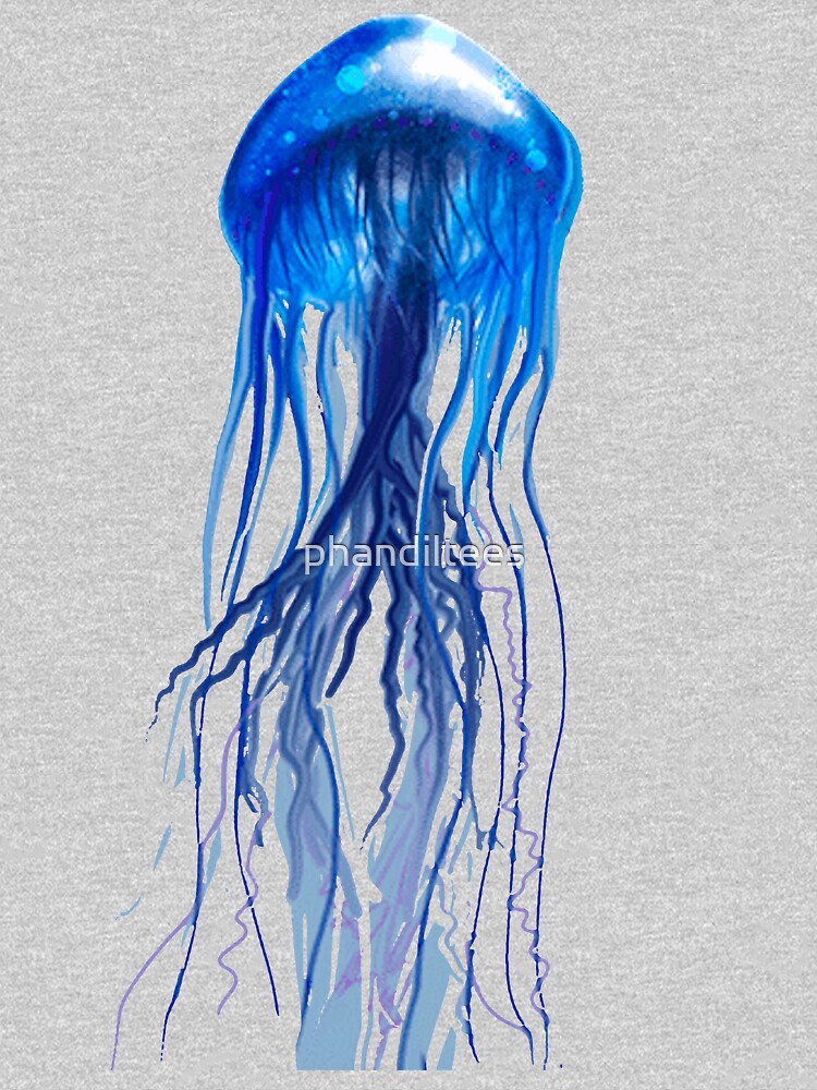 Blue Jellyfish by phandiltees
