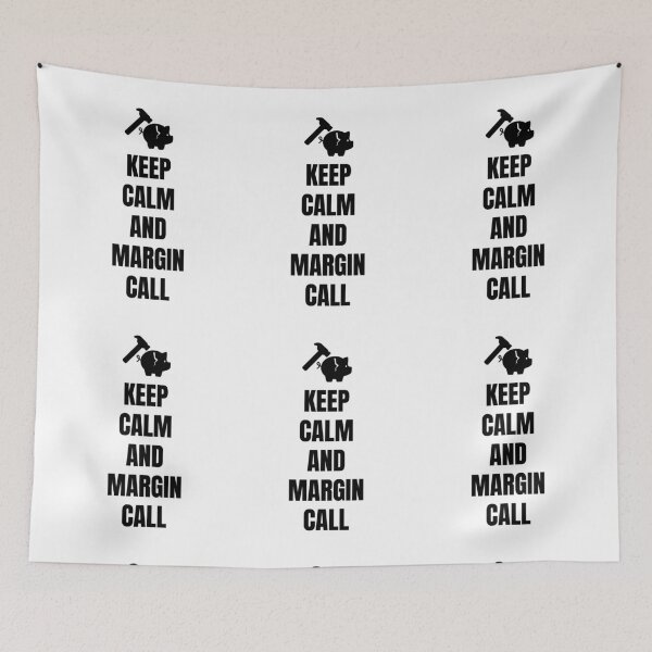 Item preview, Keep Calm and Margin Call (Light) designed and sold by TraderShirts.