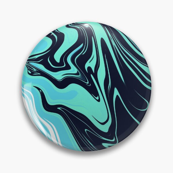 Item preview, Turquoise ocean trendy marble design  designed and sold by TheHappyDoodler.