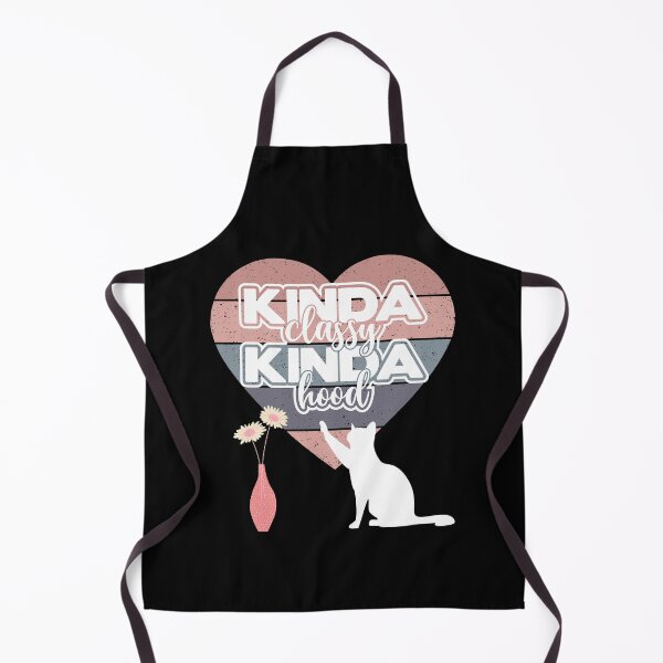 Item preview, Kinda Classy Kinda Hood - Cat lovers with heart and vase of flowers designed and sold by apathecary.