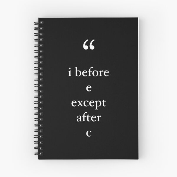 Item preview,  I before e except after c designed and sold by Kpnuts1.