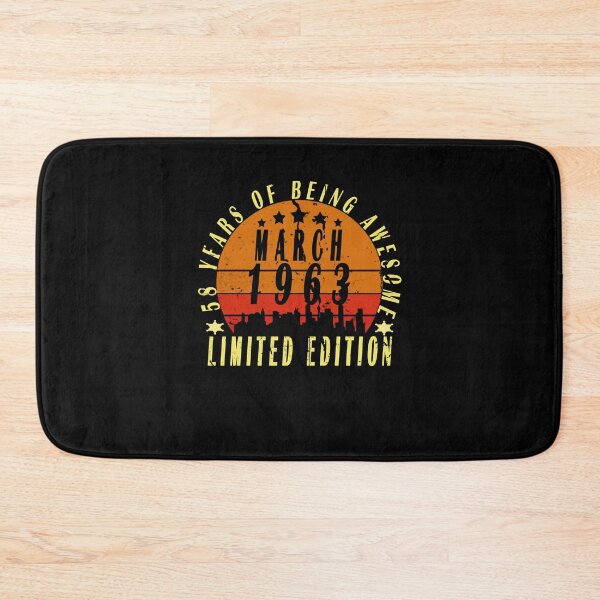 Item preview, MARCH 2021 Gifts for Dad Birthday 58 years Of Being Awesome Old Cool Vintage Style  designed and sold by arteesy.