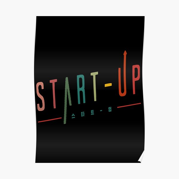 "Startup kdrama logo" Poster for Sale by OhMyDrama | Redbubble
