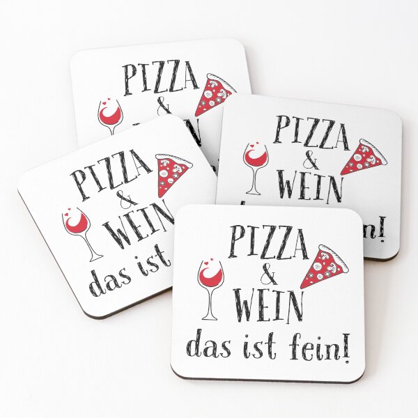 Item preview, Pizza and wine that's fine gift idea wine lover designed and sold by Wohnmobil-Liebe.